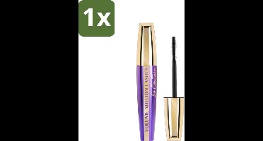 1 x L'Oréal Paris - Mascara - Volume Million Lashes So Couture - Zwart - 9,2 ml - Mascara - Volume - Wimpers - Zwarte Mascara - Couture Mascara