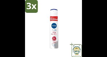 3 x Nivea - Deospray - Dry Comfort - Actieve Bescherming Van De Huid - 250 ml - Grootverpakking - NIVEA Deodorant Spray - Anti-transpirant - 48 Uur Bescherming - Dry Comfort - Zweetbestendig