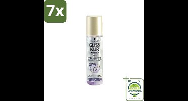 7 x Gliss-Kur - Anti-Klit Spray - Winter Repair - Makkelijke Kambaarheid - 200 ml - Grootverpakking - Haarspray - Anti-klit Spray - Winterhaar - Haarverzorging - Haarherstel