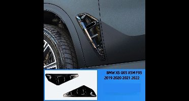 Zijscherm Canard Trim Wing Spoiler Vent Voor Bmw X5 G05 Vanaf 2018 Hoogglans Zwart M Look!