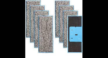 8-pack Dweilen Microvezel geschikt voor iRobot Braava jet M6 - Stofzuiger onderdeel - Dweildoeken - Microvezeldoekjes Schoonmaak - Pads voor nat dweilen - Mchoonmaakdoekjes