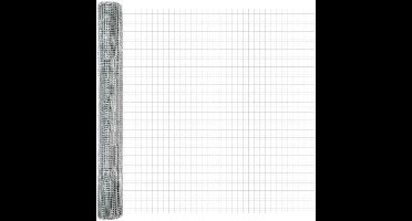 vidaXL - Gelast - draadhek - Zilver