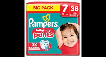 Pampers - Baby Dry Pants - Maat 7 - Maandbox - 114 stuks - 17+KG