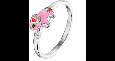 The Kids Jewelry Collection Ring Olifant - Zilver