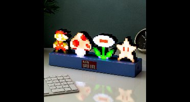 Paladone Nintendo - Super Mario Bros Icons Lamp - Tafellamp - Bureaulamp - 30 cm