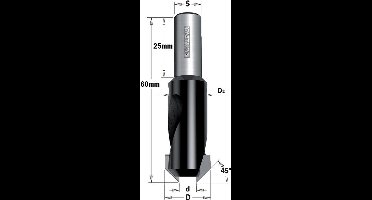CMT - Verzinker, rechts - Boor - Verzinkers - Multifunctionele boor - 1 Stuk(s)