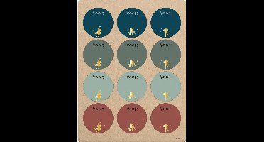 Folat - Cadeaustickers Sint en Piet - Welkom Sinterklaas - Sinterklaas versiering - Sinterklaas intocht - Sinterklaas en Piet -sinterklaas Cadeautjes