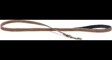 Beeztees Balacron Ax Hondenriem Kunstleer - Bruin - 100 cm x 15 mm