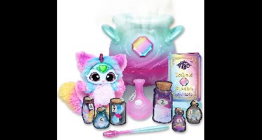 Magic Mixies Regenboog - Magische Ketel met échte mist - Interactief pluche