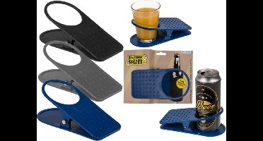 Simpele Drank Houder Clip 17cm 3 kleuren 1 Stuk Mix
