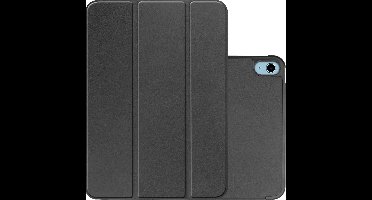 Hoes - Geschikt voor Apple iPad A16/A18 (2022/2025/2026) - 10.9 & 11 inch (10e, 11e & 12e generatie) - Dun & Stevig - Trifold Bookcase - Hard Cover - Hardcover Book Case - Tablet Hoesje - Zwart