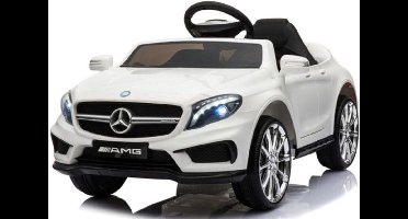 Mercedes GLA45 AMG  Elektrische Kinderauto - Accu Auto - Sterke Accu - Afstandbediening - Wit