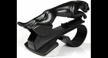 LuxeBass Autohouder met Klem- Telefoonhouder auto - Klemhouder - (zwart) LB529