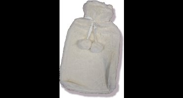 Warmwater kruik Wit 2l, fluffy, energie besparend kindercrea