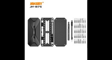Jakemy Multifunctionele Mini Schroevendraaier set 50-in1  Zwart
