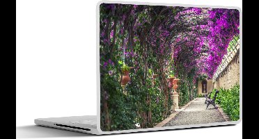 Laptop sticker - 13.3 inch - Tunnelvormige pergola - 31x22,5cm - Laptopstickers - Laptop skin - Cover