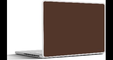 Laptop sticker - 11.6 inch - Bruin - Donker - Kleuren - 30x21cm - Laptopstickers - Laptop skin - Cover