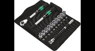 Wera 8006 SC 1 05004090001 Dopsleutelset Metrisch 1/2 (12.5 mm) 13-delig