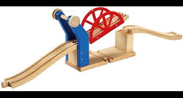 Mentari - Houten treinrail brug (universeel) - Treinbaan ophaalbrug
