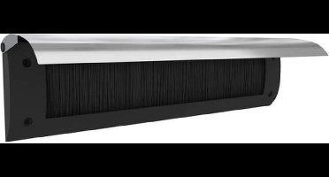 Brievenbusklep aluminium | Binnenbriefplaat aluminium | Brievenbusborstel aluminium met klep | door-line brievenbus luxe