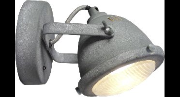 Woonexpress - Spot Carmen Grijs - Metaal Grijs (betonlook) - 17x11x15cm (hxbxd)