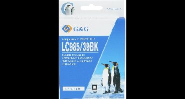 Cartridge Brother LC-985 zwart 21ml huismerk