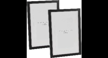 Home & Styling Kunststof fotolijsten - 2 st - geschikt voor een foto van 20 x 30 cm
