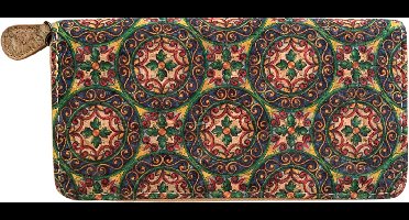 green-goose® Portemonnee Kurk | Circles | Vegan | 100% Natuurlijk Kurk | Unisex | Duurzaam | Biologisch Afbreekbaar