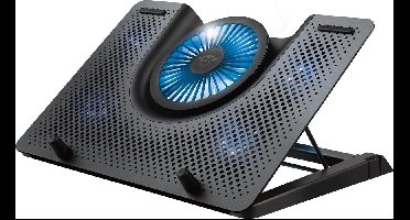 Trust GXT 1125 Koelstandaard voor laptop - 5 ventilatoren - Ledverlichting - Zwart