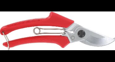 ARS Snoeischaar - Lichtgewicht - Antislip Handgreep - Gehard Verchroomd Staal - 195 mm - Rood