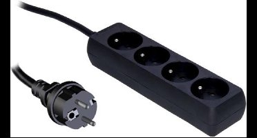 Stekkerblok met 4 stopcontacten 3G1.5 / 5 meter