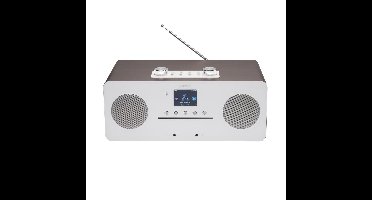 Denver MIR-260 Darkwood - Microsysteem met radio en Bluetooth - Hout/Zilver