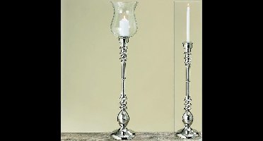 Windlicht - 105 cm - Ø 20 cm - Zilver
