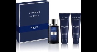 Rochas L'homme De Rochas Eau De Toilette Spray 100ml Set 3 Pieces 2020