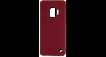 Rood hoesje BMW - Backcover - Galaxy S9 - Leer - Soft Touch - BMW Edition