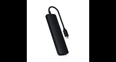 Satechi Type-C Slim Multiport Ethernet Adapter - Hub - Black