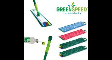 Greenspeed Sprenkler dweilset & 4 microvezel vlakmoppen