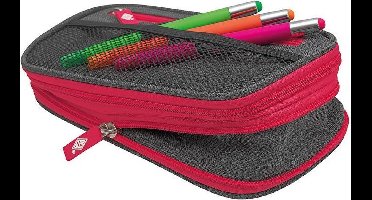 Wedo Etui "NEON Stretch" - Roze/Antraciet