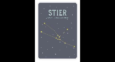 Milestone - Sterrenbeeld Posterkaart - Geboorteposter - Nederlandstalig - Sterrenbeeld Stier