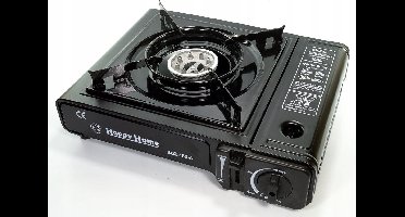 Campingbrander - Wokbrander - In Een Opbergkoffer  - Zwart