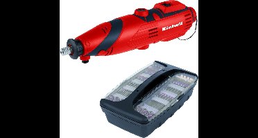 Einhell Slijp- en Graveer machine TC-MG 135 E - 135W - Elektronische toerentalregelaar: 10000-32000 t/min - Flexibele as - Incl. 189 accessoires in opbergkoffer