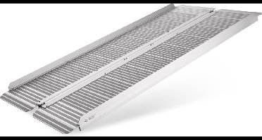 Oprijplaza - Budget Opvouwbare Oprijplaat 122 X 71,5 cm - Afmeting: 122 x 71,5 cm - Antislip - Oprijplaat - Drempelhelling - Oprijhelling