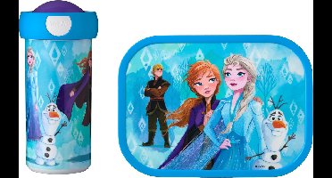 Mepal lunchset (schoolbeker & lunchbox) Campus - 300 + 750 ml - Broodtrommel en Drinkbeker voor kinderen - Bento box - Schoolbeker - Frozen 2