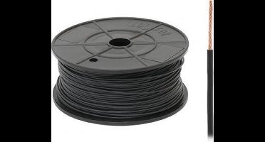 FLRY -B kabel - 1x 0,75mm - Zwart - Rol 100 meter