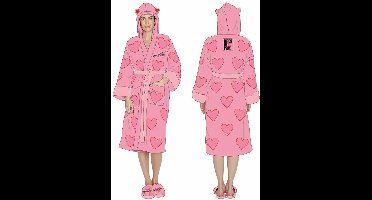 Badjas, Harley Quinn "Birds of Prey" Hooded Womens size super soft