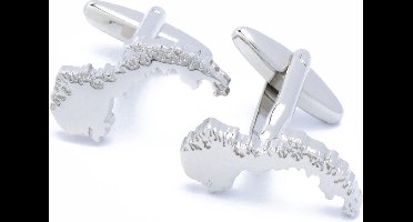 Manchetknopen - Noorwegen Kaart Outline