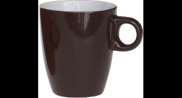 Vicky beker bruin 19cl d7xh8,5cm 6 stuks