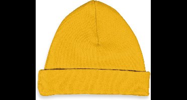 Babymuts - Okergeel - Newborn mutsje - 50/56 - Funnies