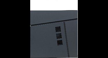 Brievenbus - muurmontage - 1 adres - antraciet-BRa337