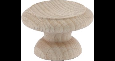 Starx Knop rond - hol - 40mm - beuken